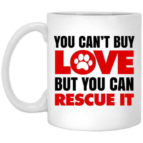 Rescue Love 11 oz. White Mug