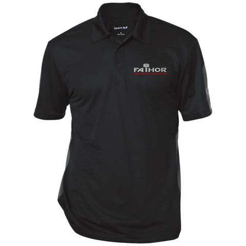 Image of ST695 Sport-Tek Performance Textured Three-Button Polo