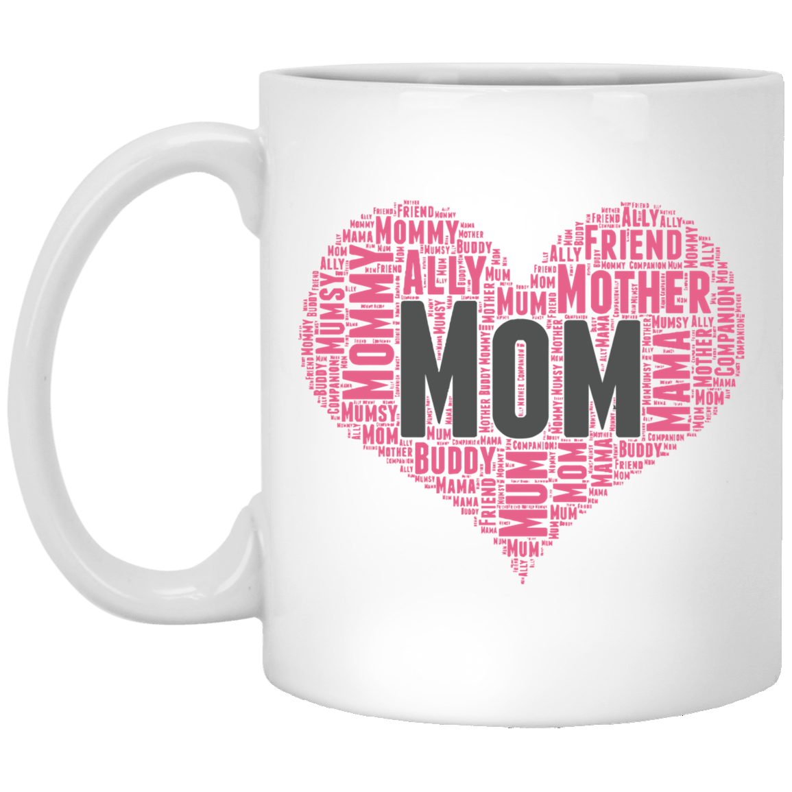 XP8434 11 oz. White Mug Drinkware CustomCat White One Size 