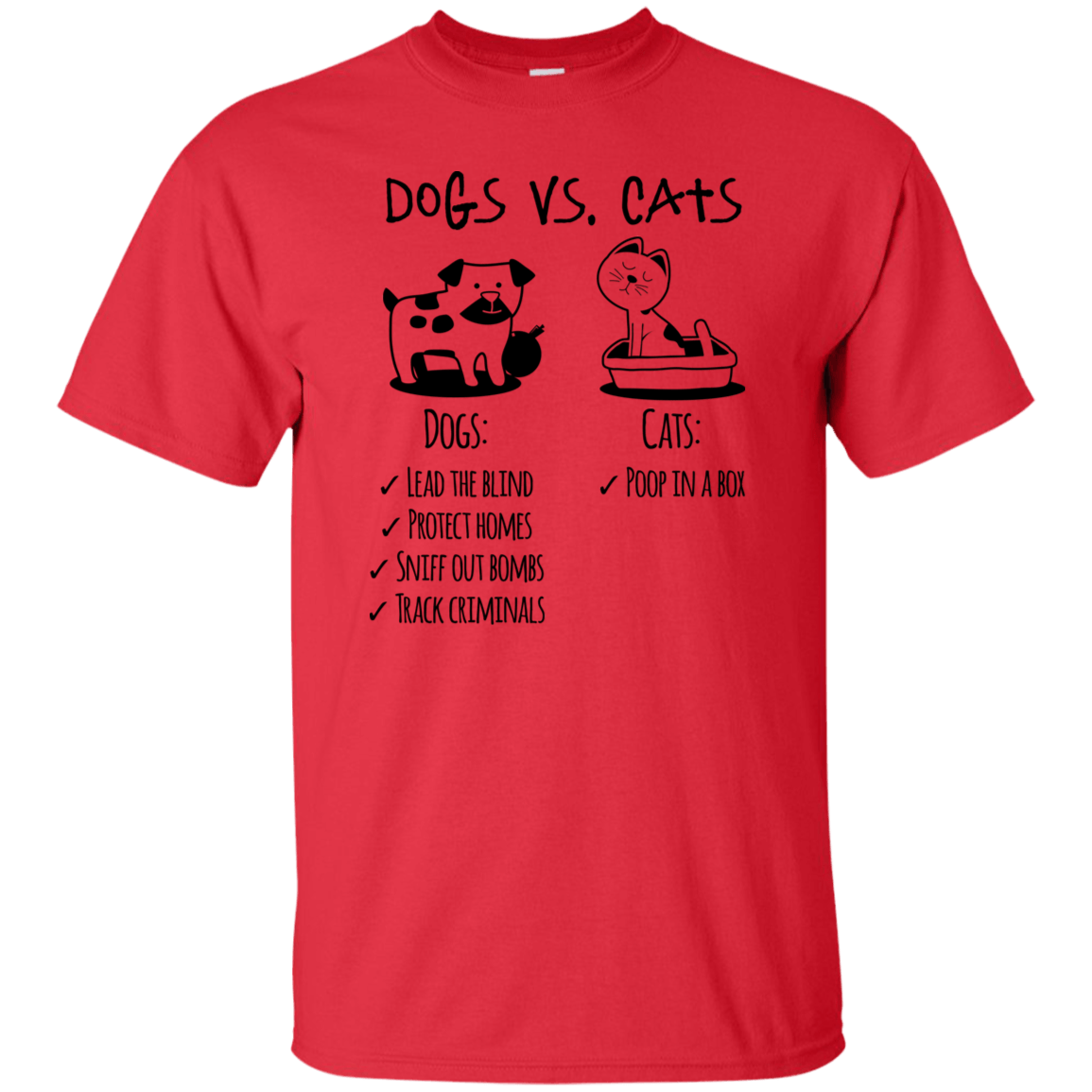 G200 Gildan Ultra Cotton T-Shirt T-Shirts CustomCat Red S 