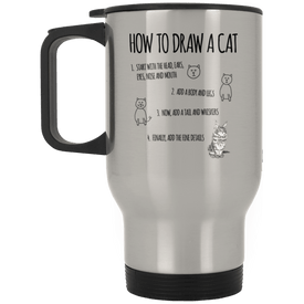 XP8400S Silver Stainless Travel Mug Drinkware CustomCat Silver One Size 