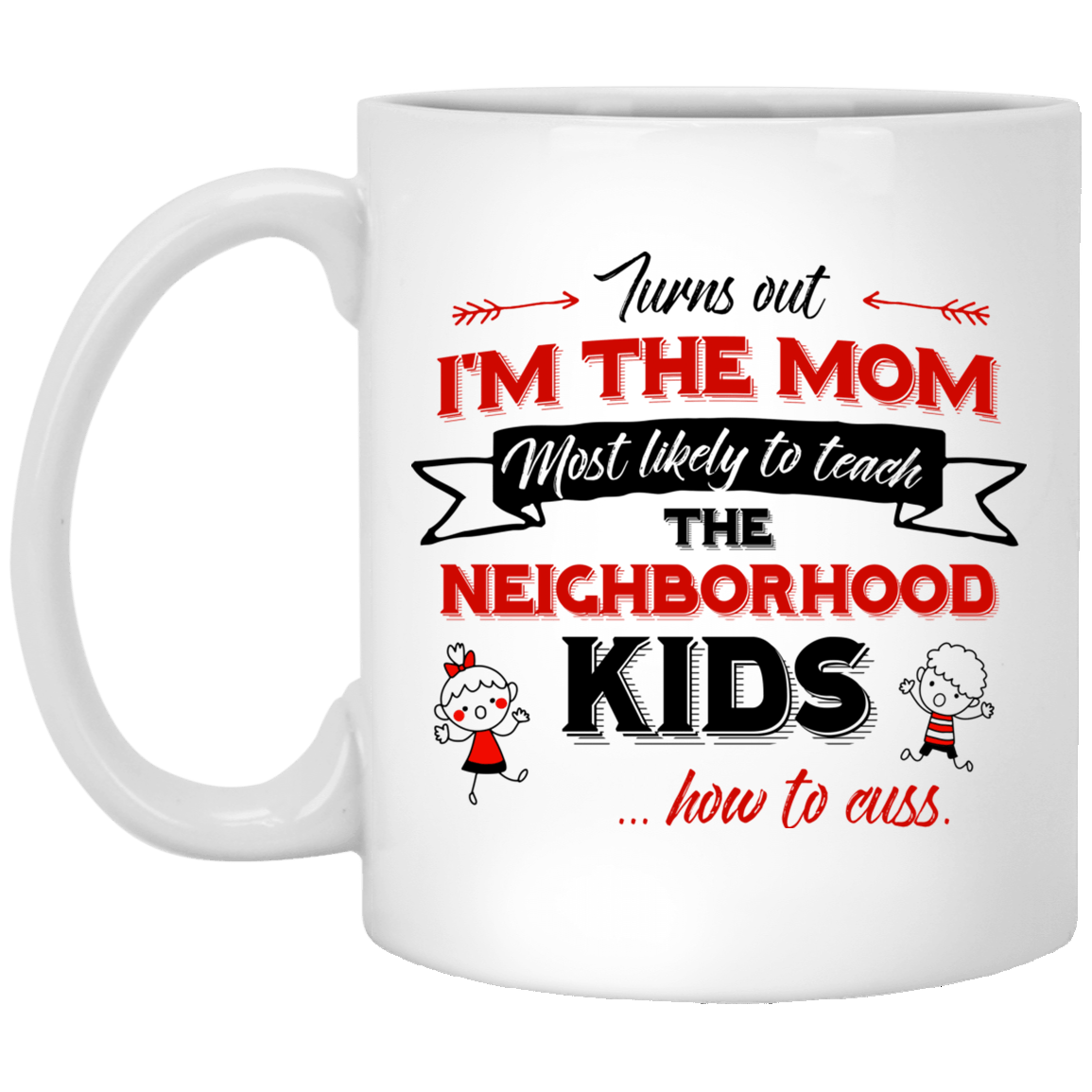 XP8434 11 oz. White Mug Drinkware CustomCat White One Size 