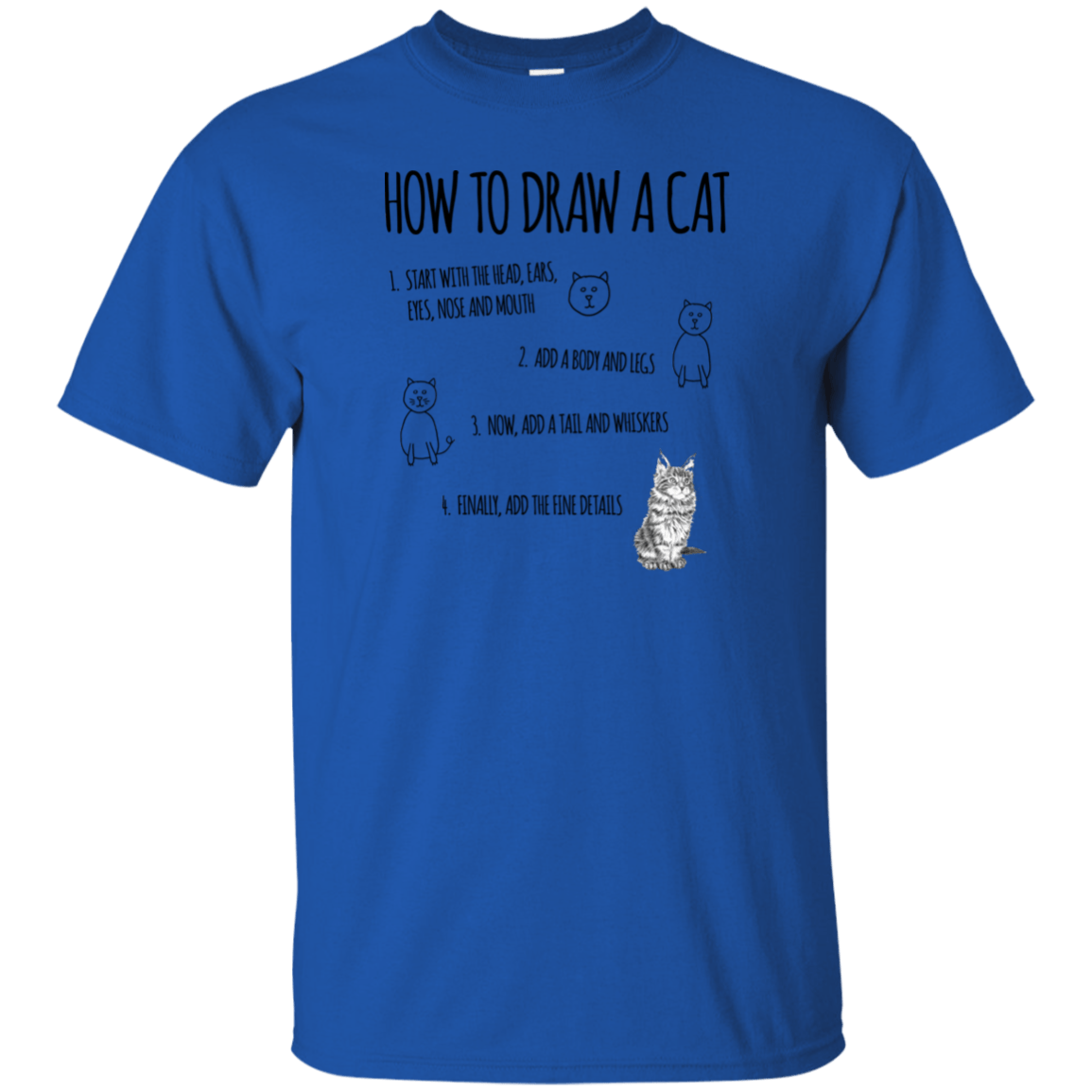 G200 Gildan Ultra Cotton T-Shirt T-Shirts CustomCat Royal S 