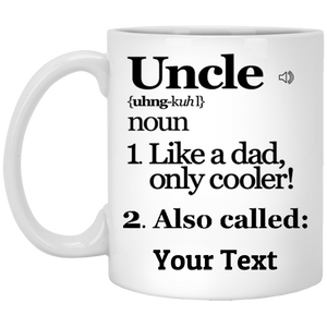 Uncle Definition 11 oz. White Mug