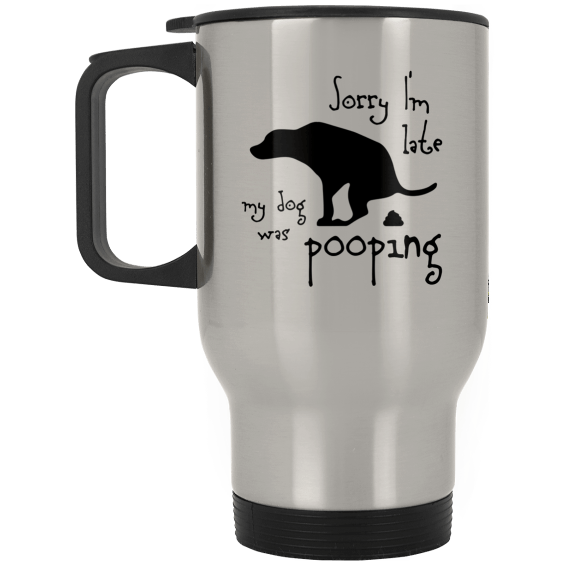 XP8400S Silver Stainless Travel Mug Drinkware CustomCat Silver One Size 