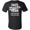 Personalized Dads Favorite Team (Back Print)