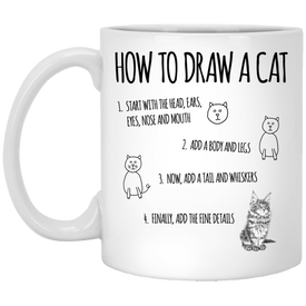 XP8434 11 oz. White Mug Drinkware CustomCat White One Size 