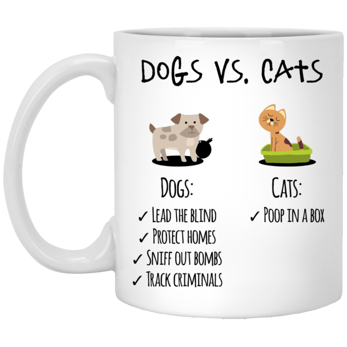 XP8434 11 oz. White Mug Drinkware CustomCat White One Size 