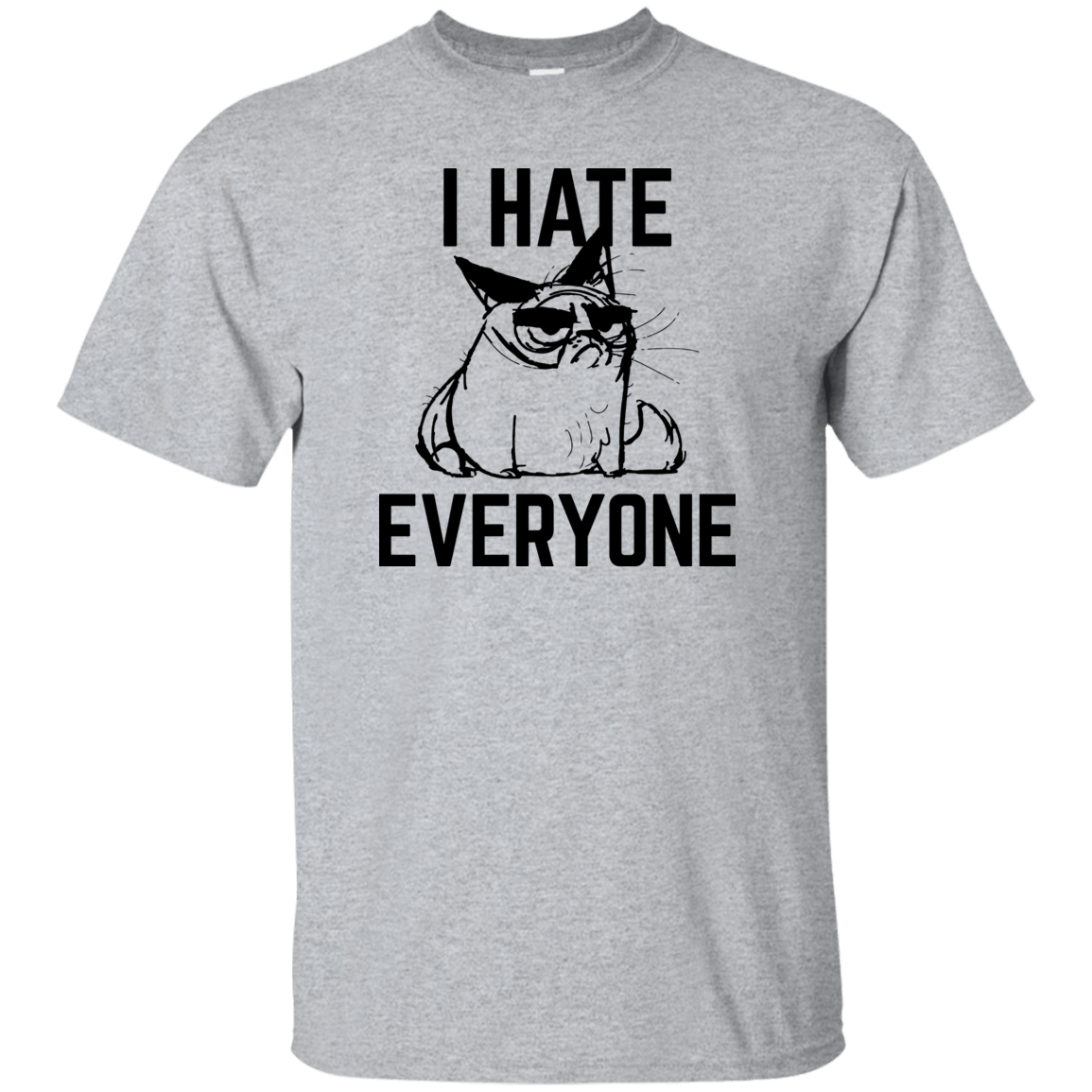 G200 Gildan Ultra Cotton T-Shirt T-Shirts CustomCat Sport Grey S 