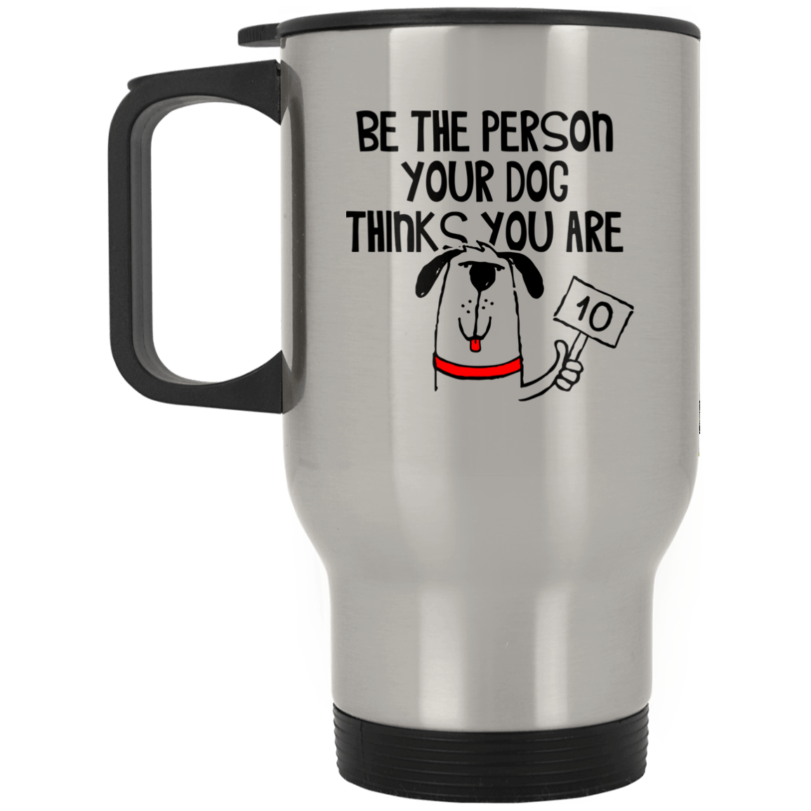 XP8400S Silver Stainless Travel Mug Drinkware CustomCat Silver One Size 