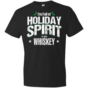 Holiday Spirit Whiskey 990B Anvil Youth Lightweight T-Shirt 4.5 oz