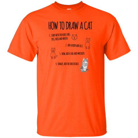Image of G200 Gildan Ultra Cotton T-Shirt T-Shirts CustomCat Orange S 