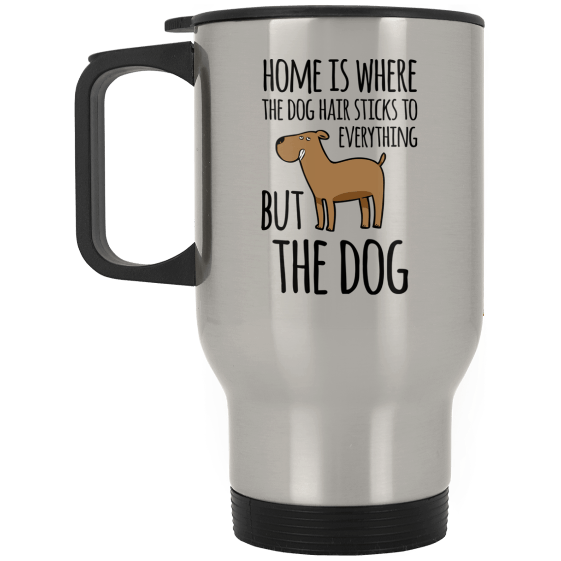 XP8400S Silver Stainless Travel Mug Drinkware CustomCat Silver One Size 