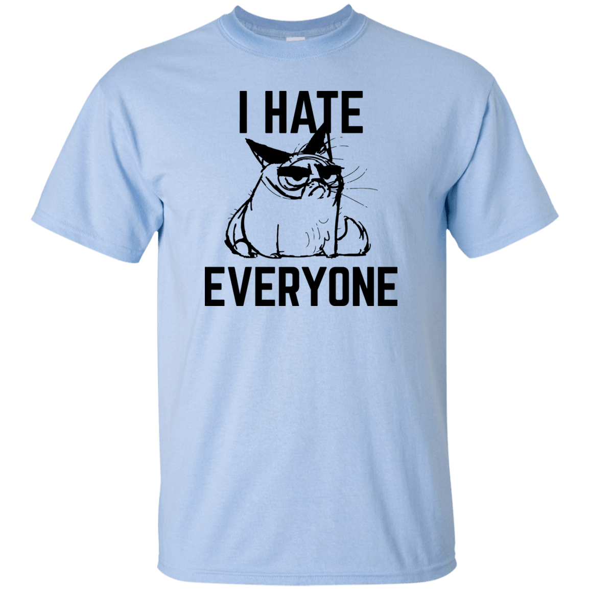 G200 Gildan Ultra Cotton T-Shirt T-Shirts CustomCat Light Blue S 