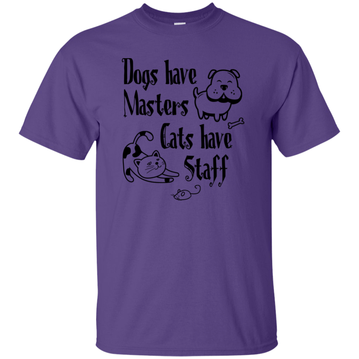 G200 Gildan Ultra Cotton T-Shirt T-Shirts CustomCat Purple S 