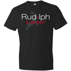 Rudolph is my hero 990B Anvil Youth Lightweight T-Shirt 4.5 oz