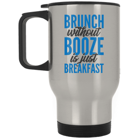 XP8400S Silver Stainless Travel Mug Drinkware CustomCat Silver One Size 