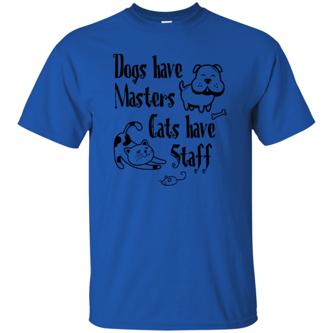 G200 Gildan Ultra Cotton T-Shirt T-Shirts CustomCat Royal S 