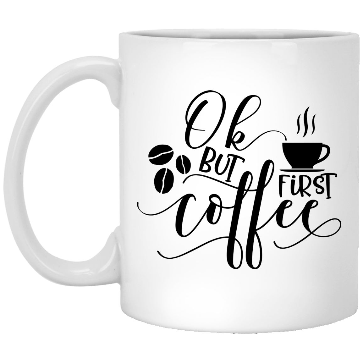 XP8434 11 oz. White Mug Drinkware CustomCat White One Size 