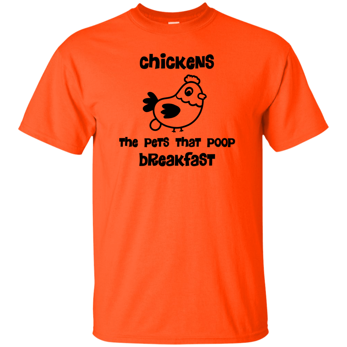 G200 Gildan Ultra Cotton T-Shirt T-Shirts CustomCat Orange S 