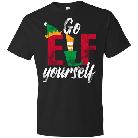 Image of Go Elf Yourself- 990B Anvil Youth Lightweight T-Shirt 4.5 oz