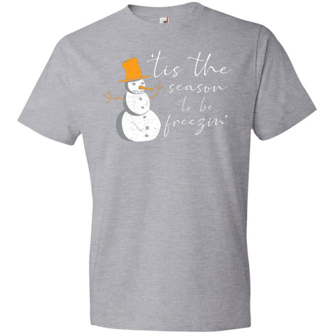 Image of Tis the Season to be Freezing 990B Anvil Youth Lightweight T-Shirt 4.5 oz