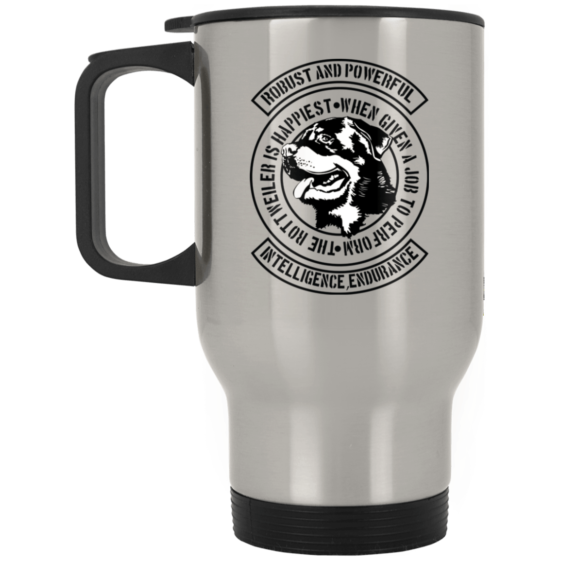 XP8400S Silver Stainless Travel Mug Drinkware CustomCat Silver One Size 