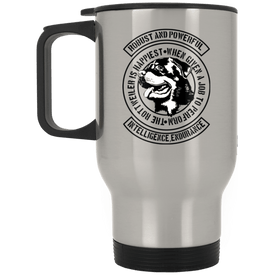 XP8400S Silver Stainless Travel Mug Drinkware CustomCat Silver One Size 