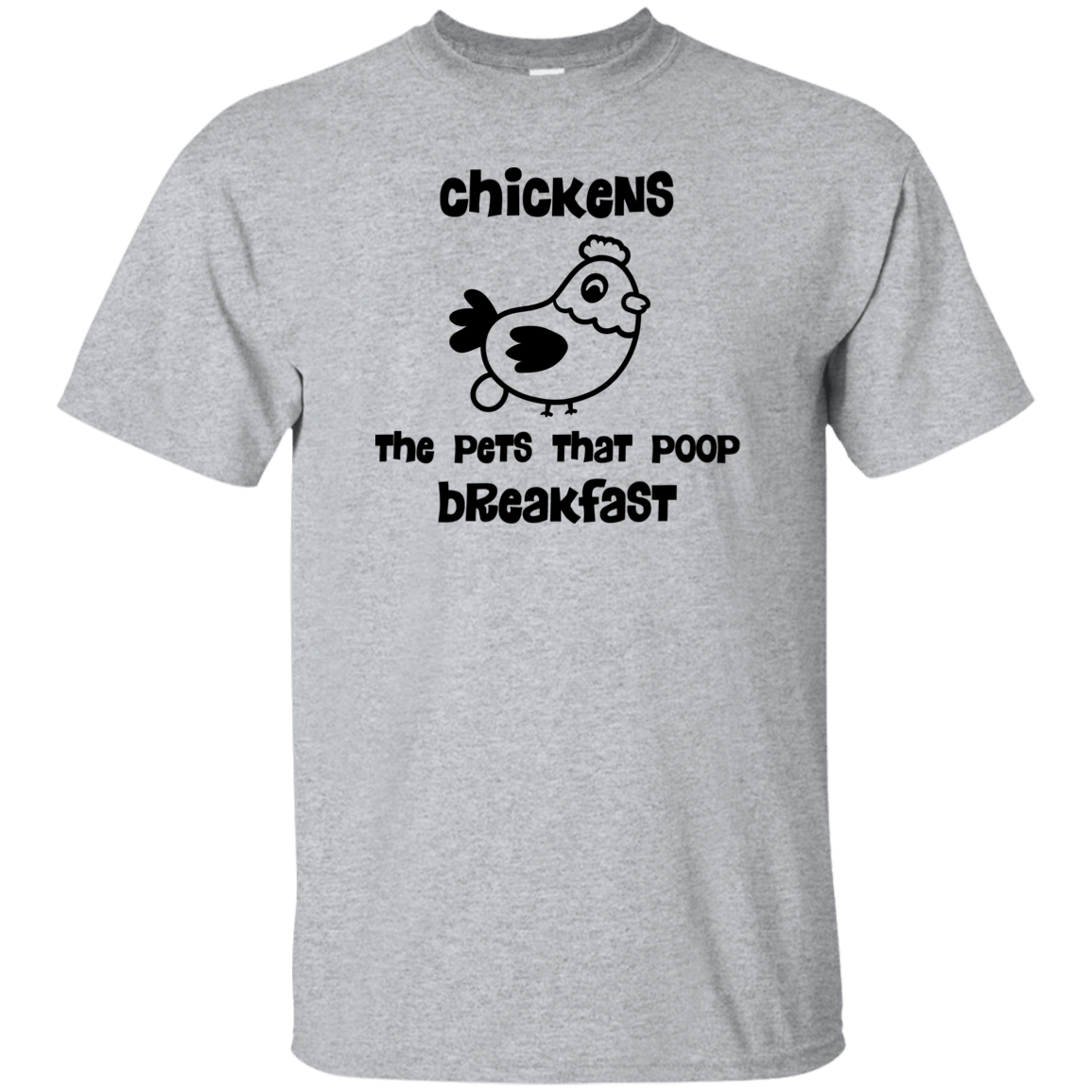 G200 Gildan Ultra Cotton T-Shirt T-Shirts CustomCat Sport Grey S 