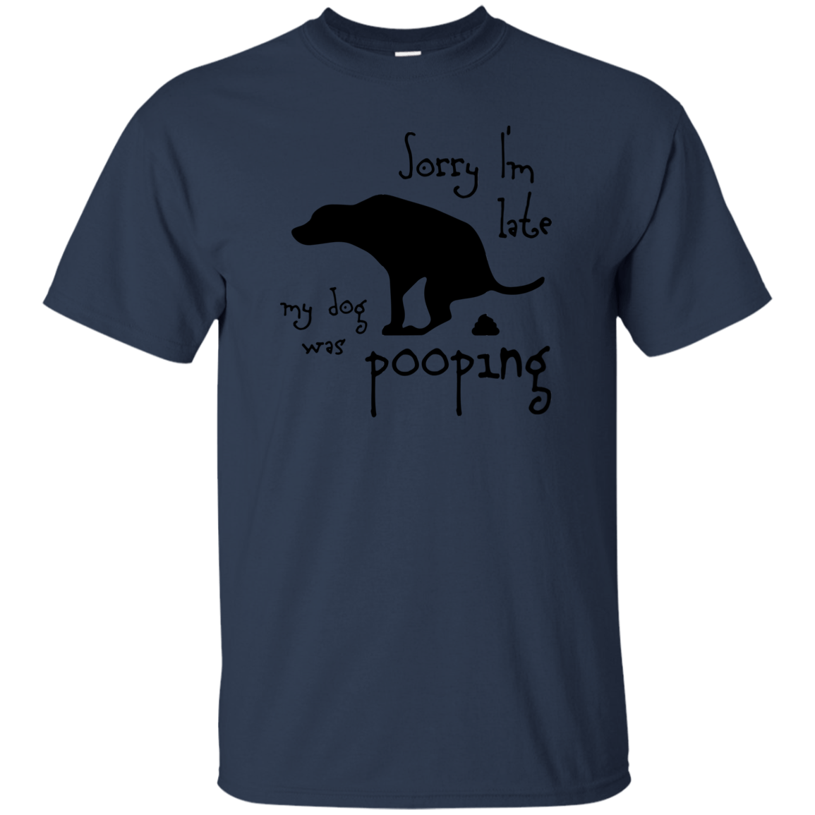 G200 Gildan Ultra Cotton T-Shirt T-Shirts CustomCat Navy S 