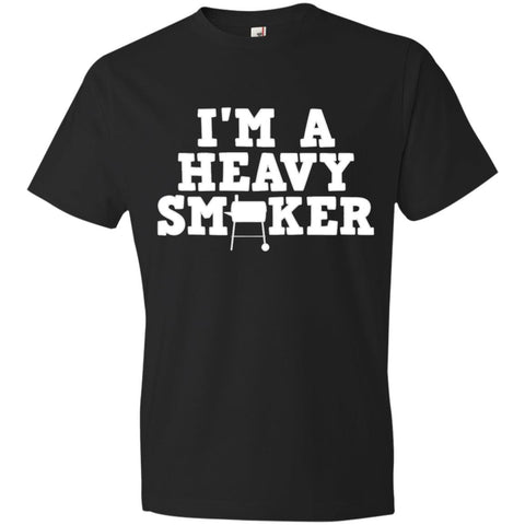 Image of I'm a heavy Smoker BBQ Lover shirt 980 Anvil Lightweight T-Shirt 4.5 oz