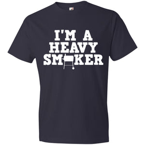 I'm a heavy Smoker BBQ Lover shirt 980 Anvil Lightweight T-Shirt 4.5 oz