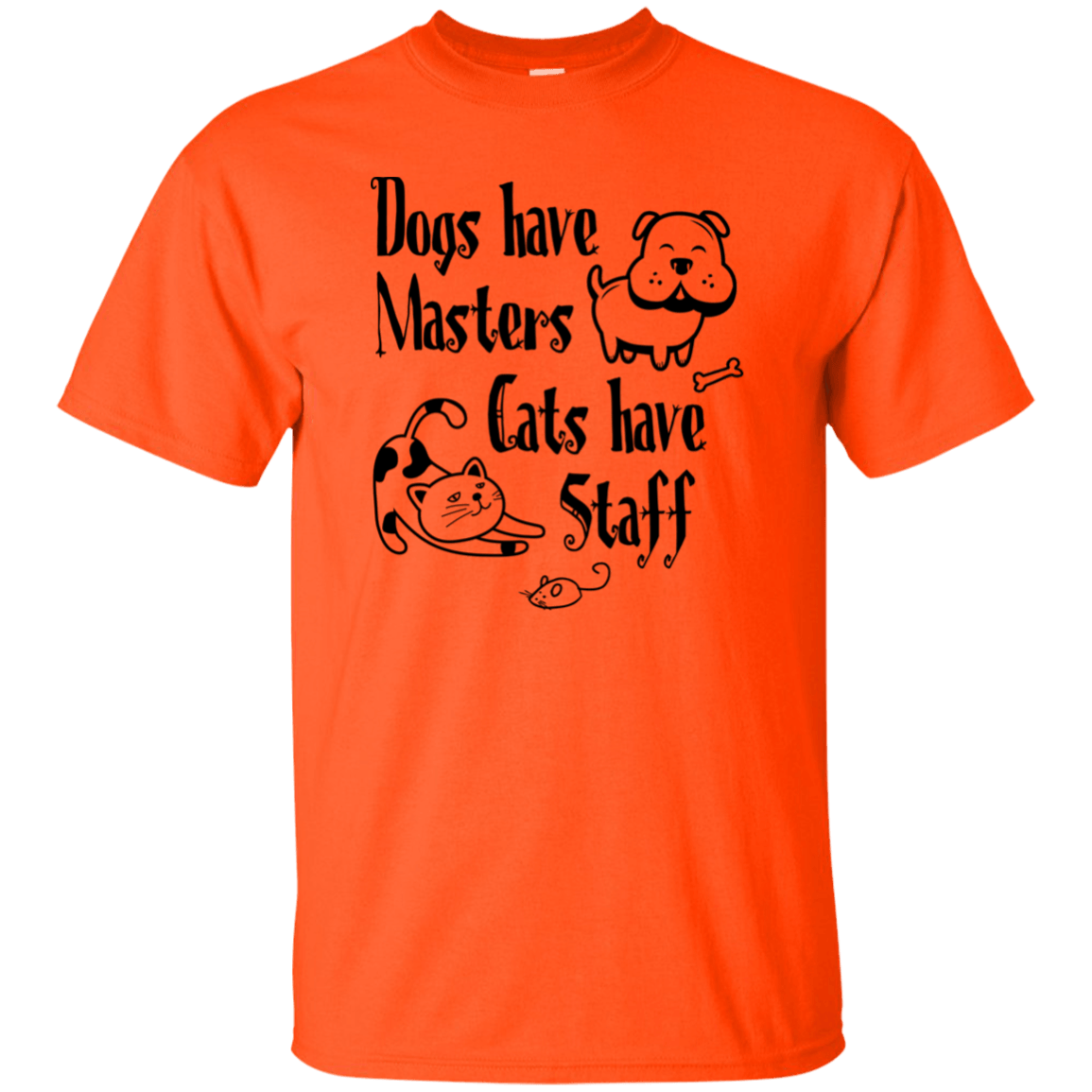 G200 Gildan Ultra Cotton T-Shirt T-Shirts CustomCat Orange S 