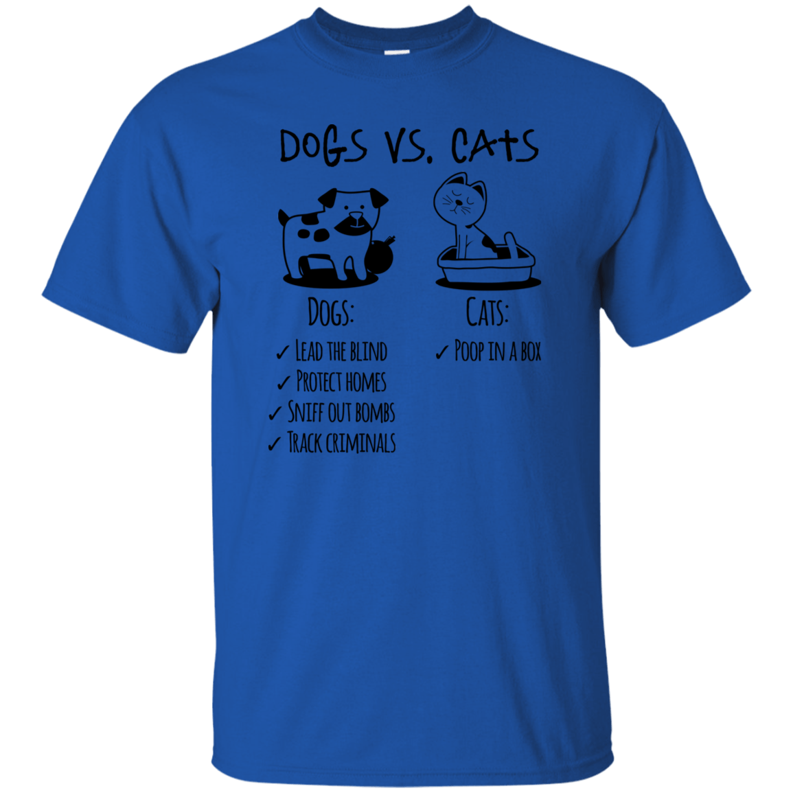 G200 Gildan Ultra Cotton T-Shirt T-Shirts CustomCat Royal S 