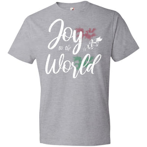 Joy to the world 990B Anvil Youth Lightweight T-Shirt 4.5 oz