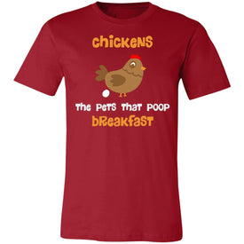 Chickens Breakfast 3001C Unisex Jersey T-Shirt