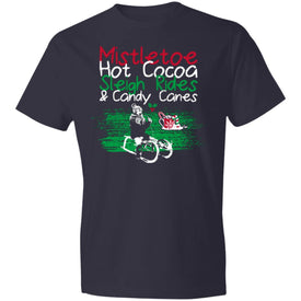 Mistletoe Hot Cocoa  980 Anvil Lightweight T-Shirt 4.5 oz