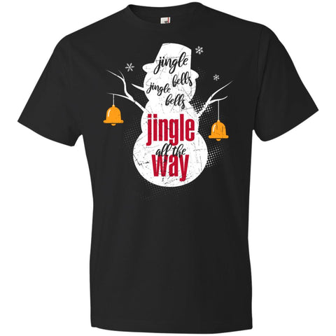 Image of Jingle all the way 990B Anvil Youth Lightweight T-Shirt 4.5 oz