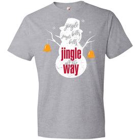 Jingle all the way 990B Anvil Youth Lightweight T-Shirt 4.5 oz