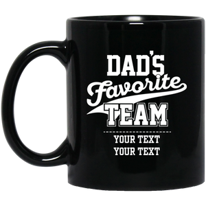 Favorite Dad BM11OZ 11 oz. Black Mug
