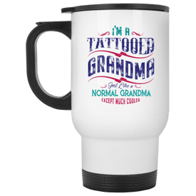 XP8400W White Travel Mug Drinkware CustomCat White One Size 