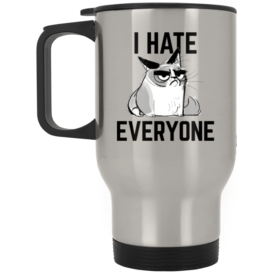 XP8400S Silver Stainless Travel Mug Drinkware CustomCat Silver One Size 