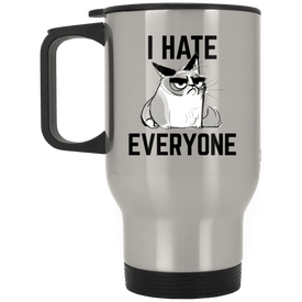 XP8400S Silver Stainless Travel Mug Drinkware CustomCat Silver One Size 