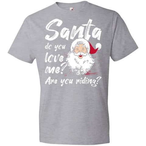 Image of Santa Do You Love Me 990B Anvil Youth Lightweight T-Shirt 4.5 oz