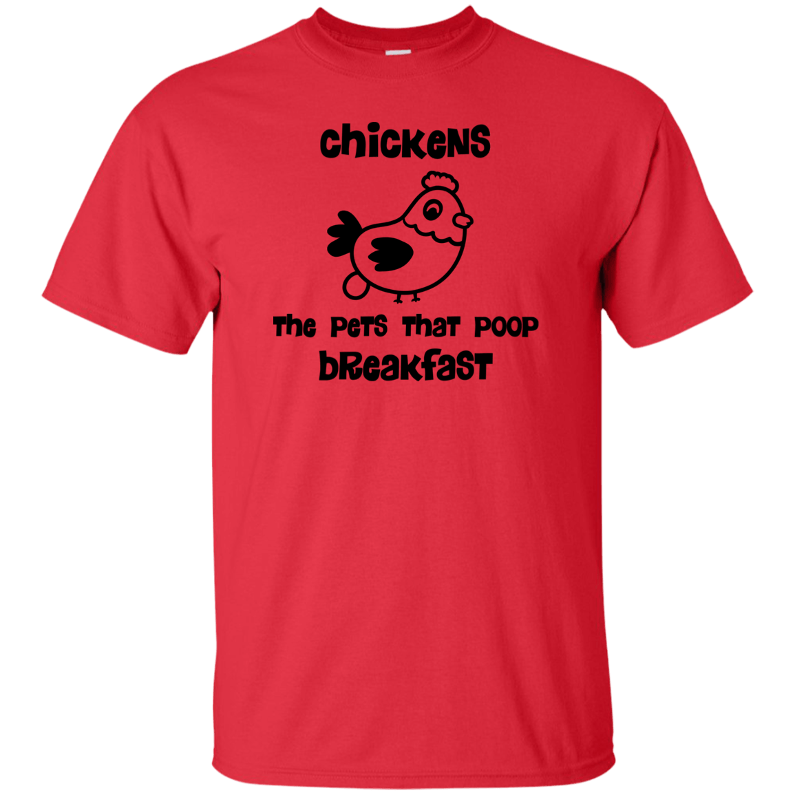 G200 Gildan Ultra Cotton T-Shirt T-Shirts CustomCat Red S 