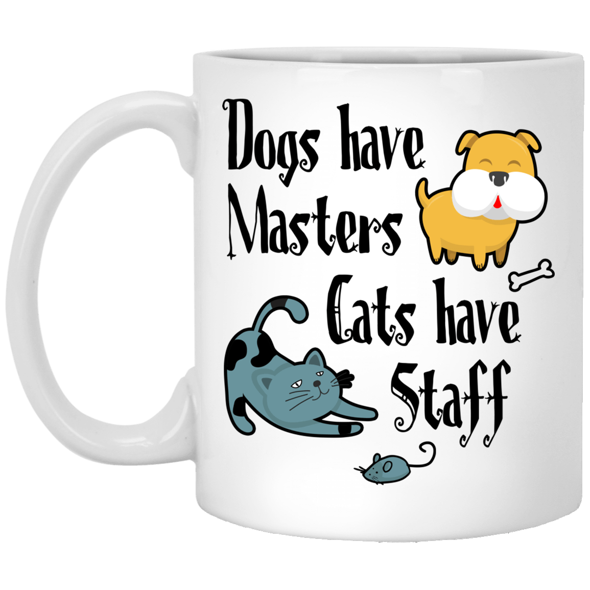 XP8434 11 oz. White Mug Drinkware CustomCat White One Size 