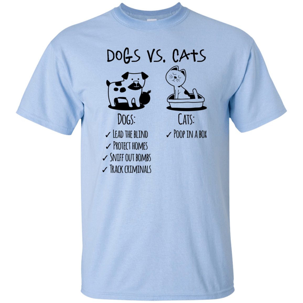 G200 Gildan Ultra Cotton T-Shirt T-Shirts CustomCat Light Blue S 