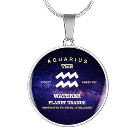 shineon-round Handmade Necklace. Jewelry ShineOn Fulfillment Luxury Necklace (Silver) No 