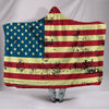 American Flag Hoodie Blanket giftsaw Hooded Blanket Youth 60"x45" 