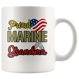 Proud Marine Grandma Mug